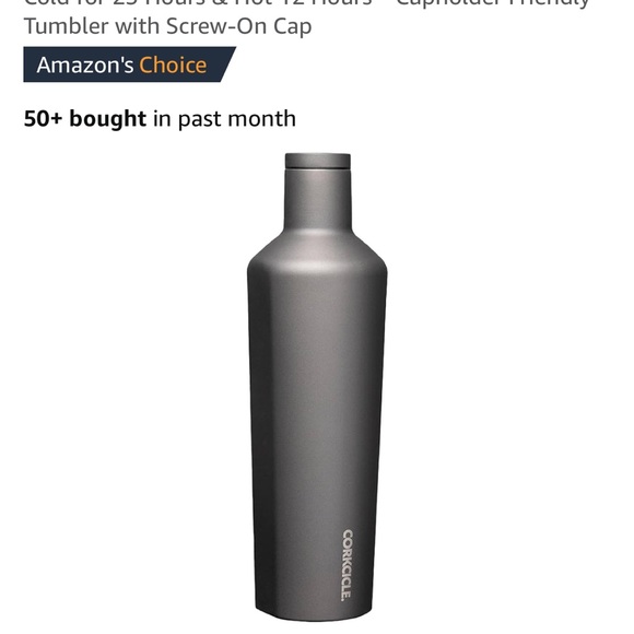 NWOT Corkcicle Blue Water Bottle - Picture 5 of 11